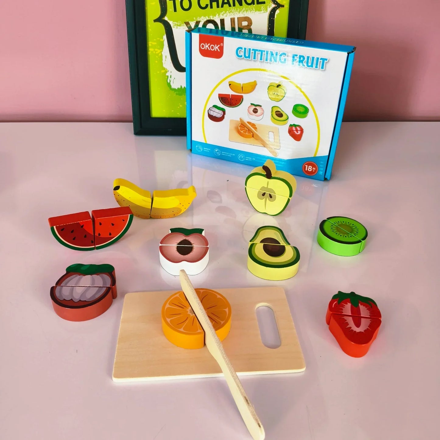 Wooden Fruit Cutter Toy