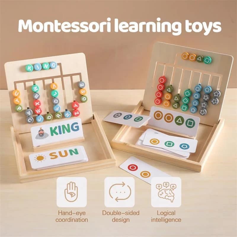 Wooden Alphabet Board Montessori Toys