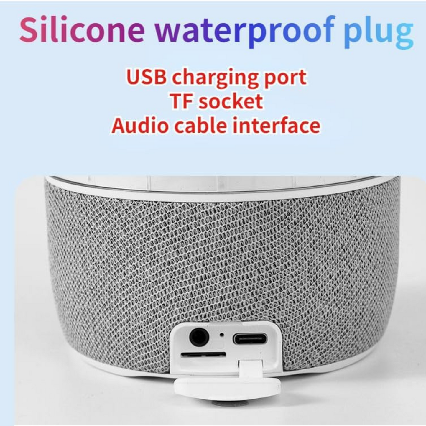 Jellyfish Bluetooth Speaker with Colorful Lamp