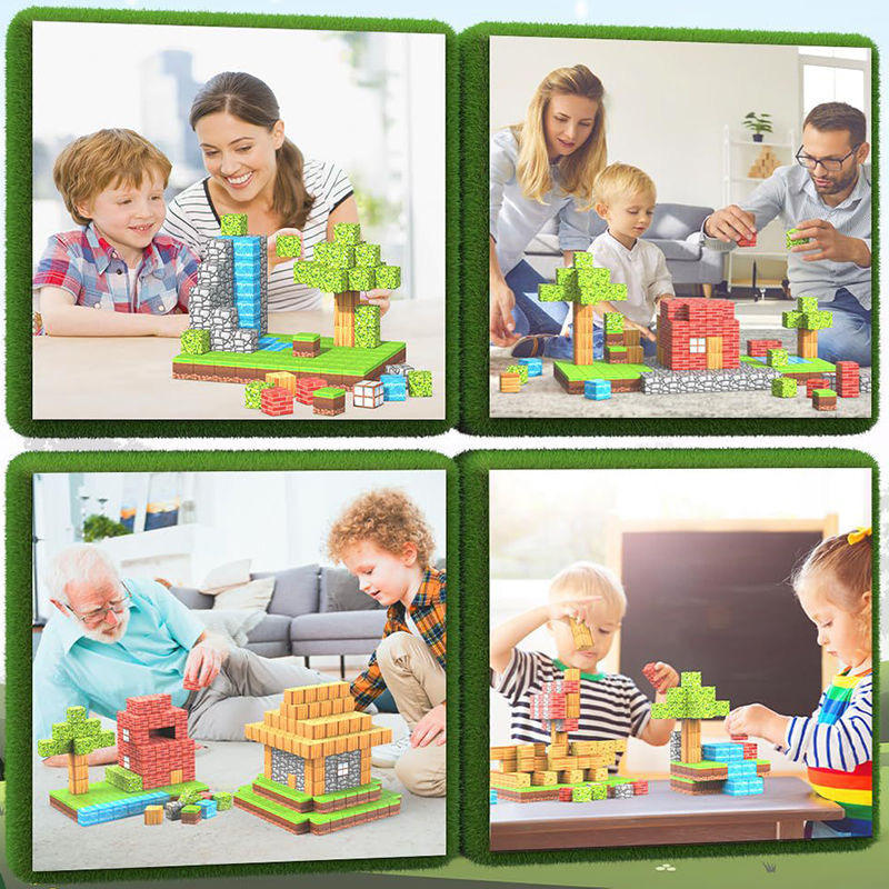 Forest Magnetic Building Blocks Set
