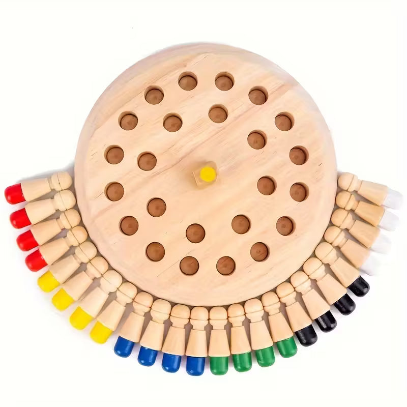 Wooden Memory Match Stick Chess Game