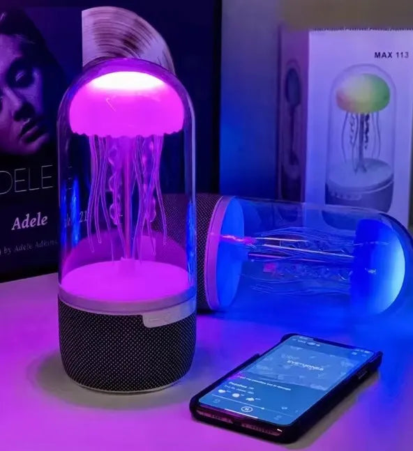 Jellyfish Bluetooth Speaker with Colorful Lamp