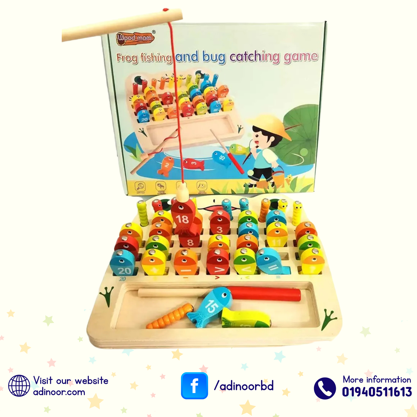 Fishing & Bug Catching Learning Game