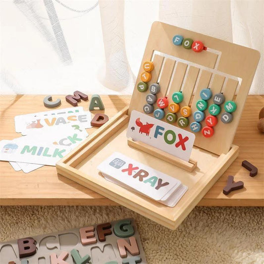 Wooden Alphabet Board Montessori Toys