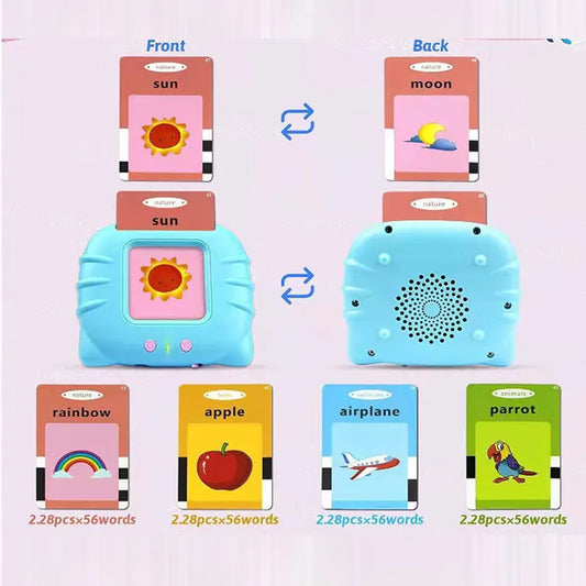Talking Flash Cards Educational Toy for Toddlers (English & Bangla)