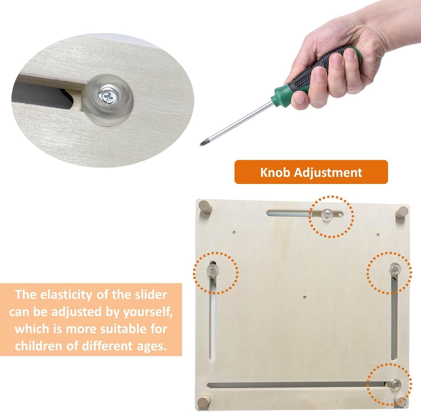 7-in-1 Montessori Wooden Kids Calendar