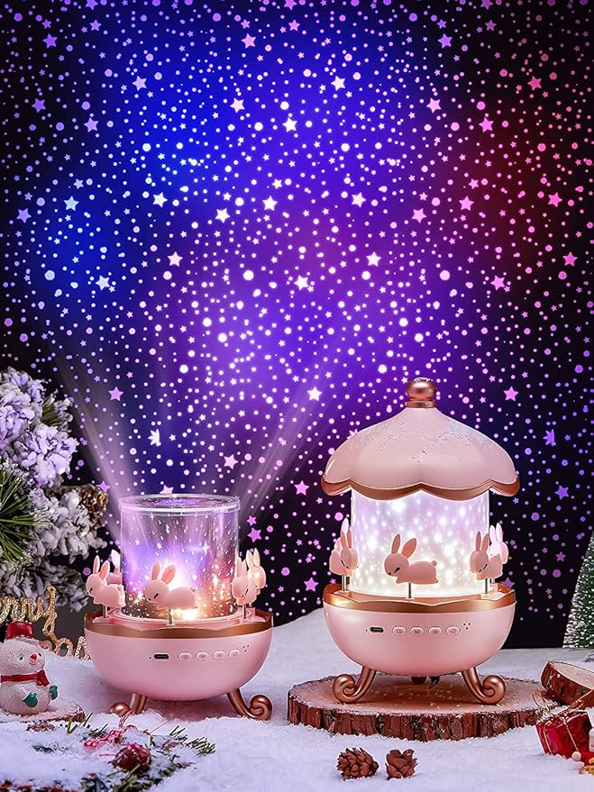 Starry Sky Night Light 360° Projector | Bluetooth Speaker with Remote Control