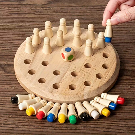 Wooden Memory Match Stick Chess Game