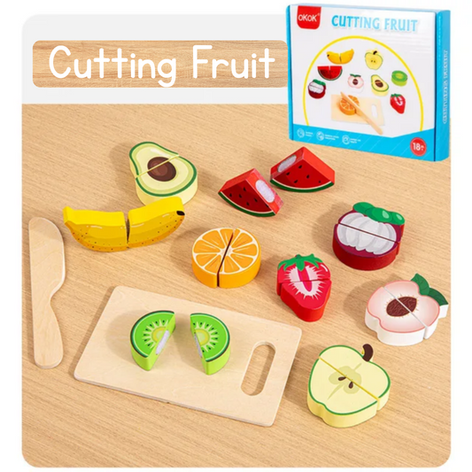 Wooden Fruit Cutter Toy