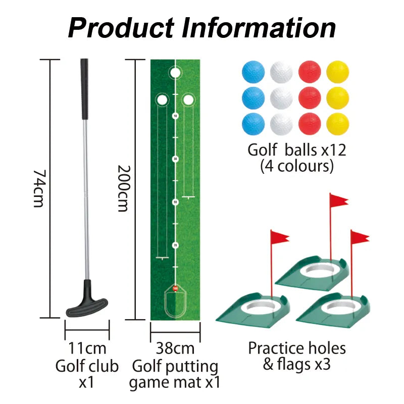 Kids Golf Pong Game Set