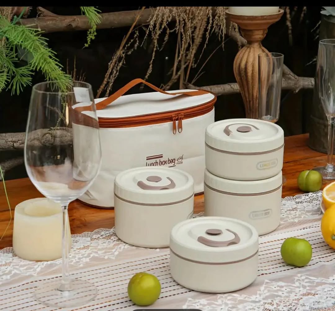 Portable Lunch Box 4 Pcs Set