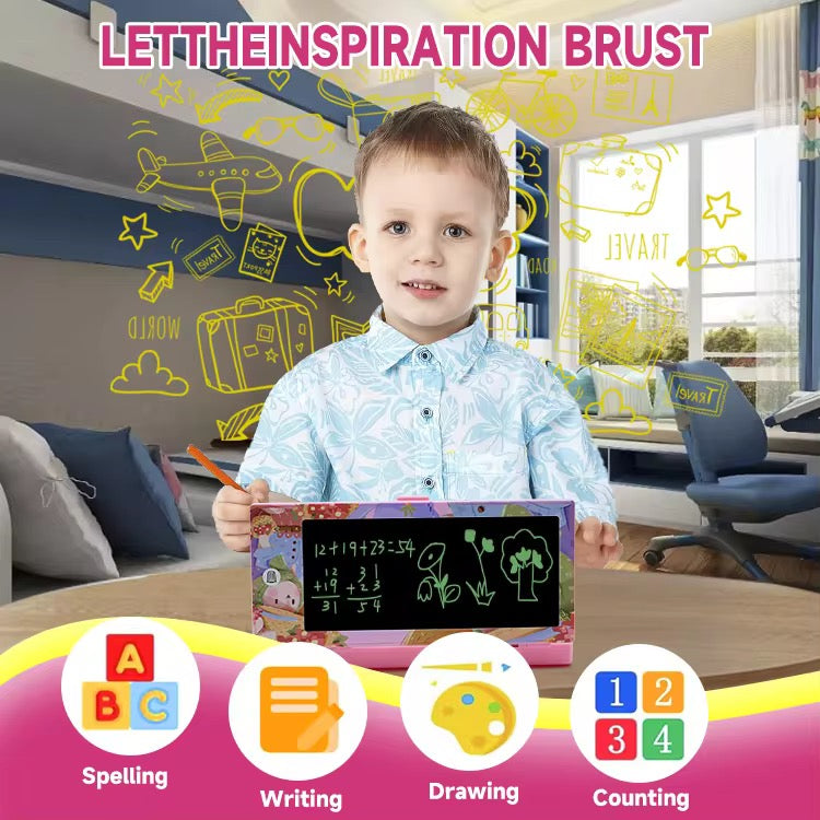 Kids pen box with 3D drawing pad