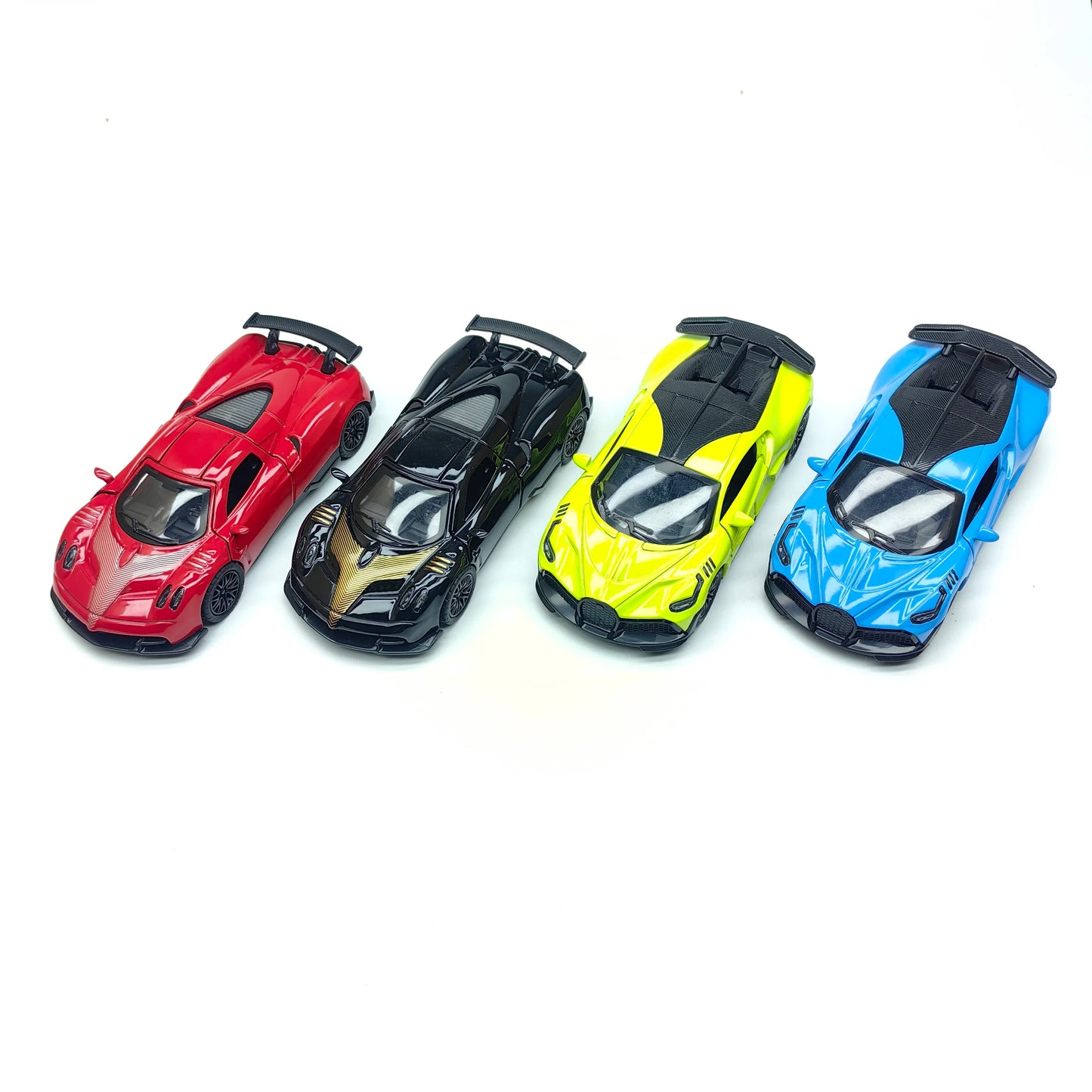 Boys' Toy Car: Realistic Model Racing Car Decoration Gift Children's Alloy Back Force Small Car Toy