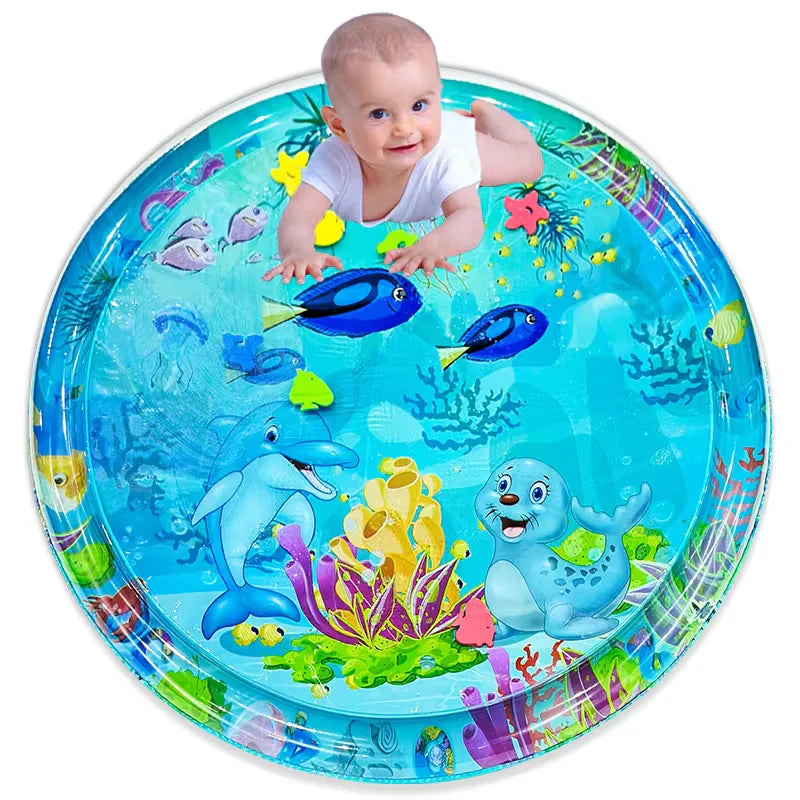 Premium Baby Tummy Time Water Play Mat – 65cm