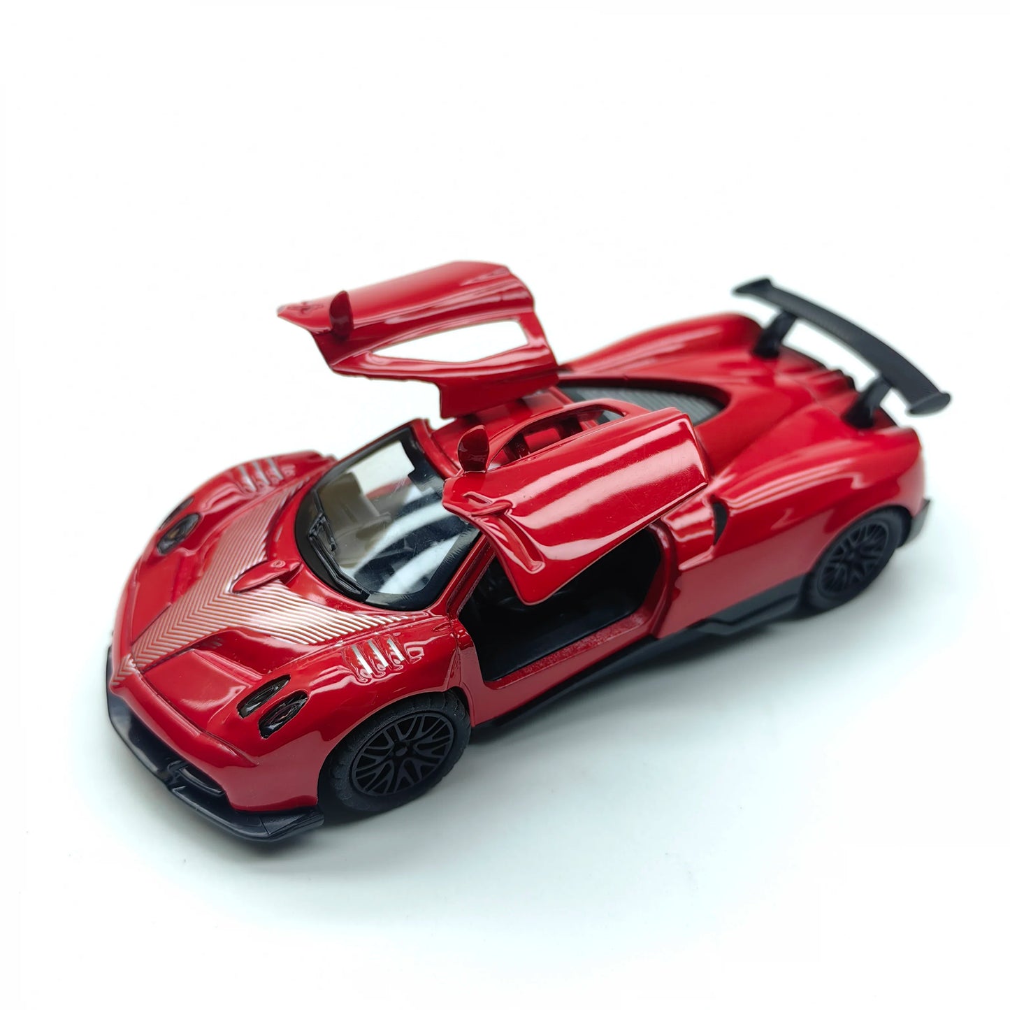 Boys' Toy Car: Realistic Model Racing Car Decoration Gift Children's Alloy Back Force Small Car Toy