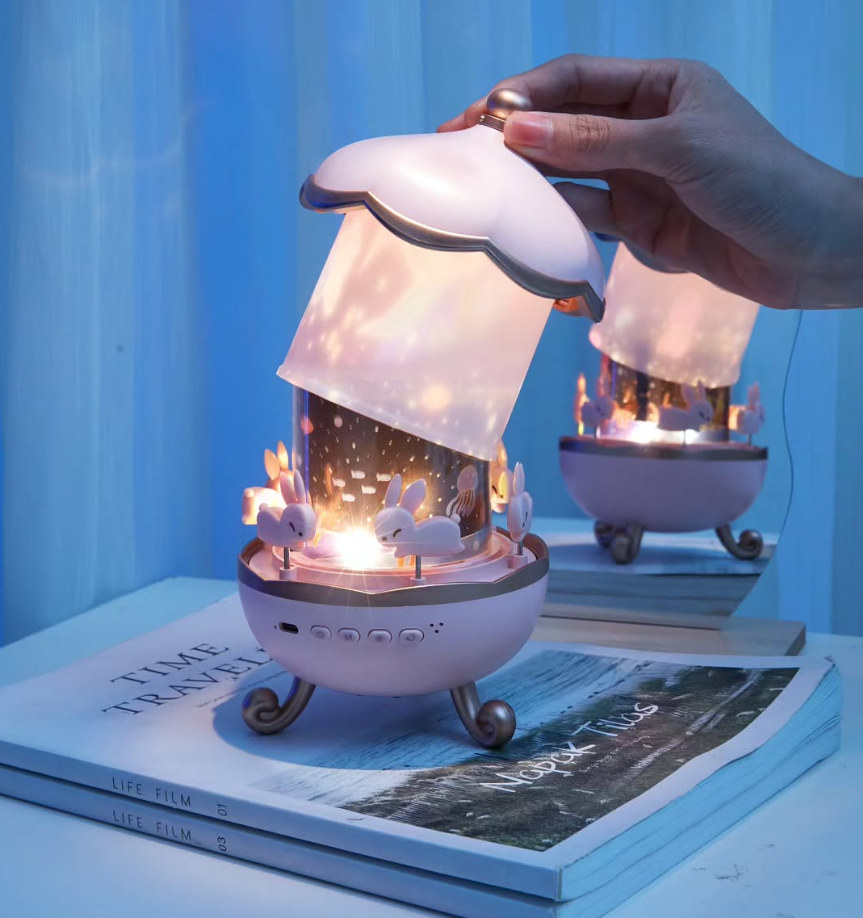 Starry Sky Night Light 360° Projector | Bluetooth Speaker with Remote Control