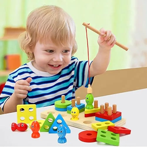 Fishing Four Post Board Wooden