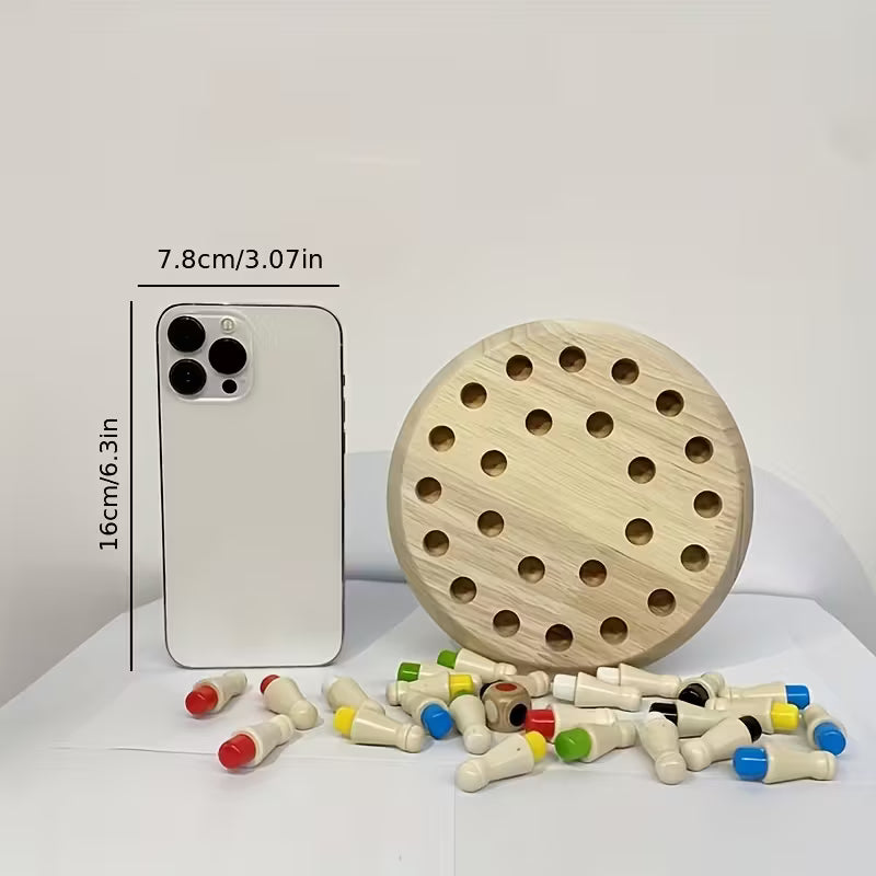 Wooden Memory Match Stick Chess Game