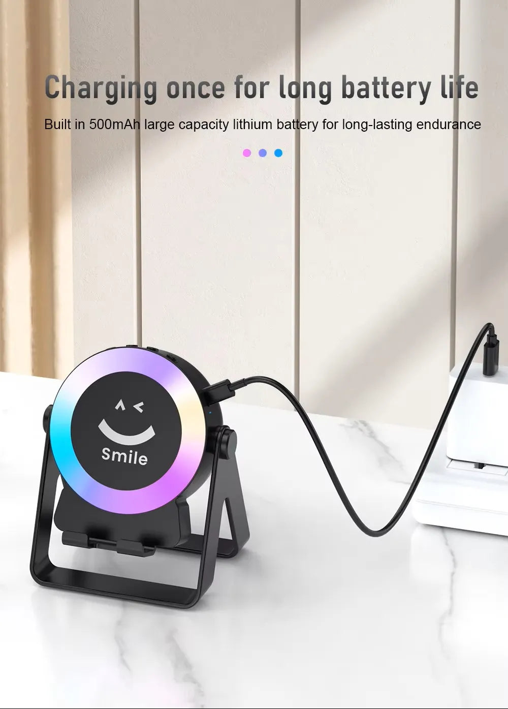 ZF18 RGB Sensor Speaker & 360° Phone Stand