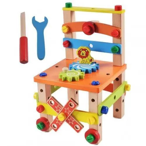 DIY Wooden Chair Puzzle – Build & Take Apart