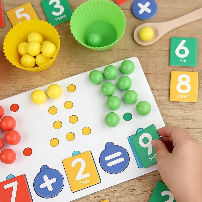 Montessori Clamp Beads Sorting Toy