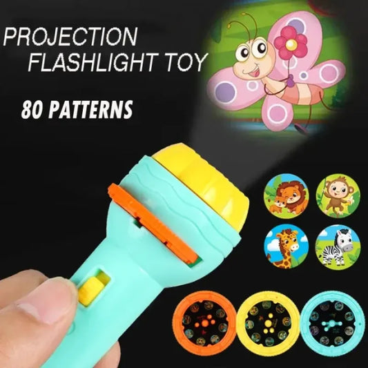 5-in-1 Kids Projection Torch – Early Learning Fun